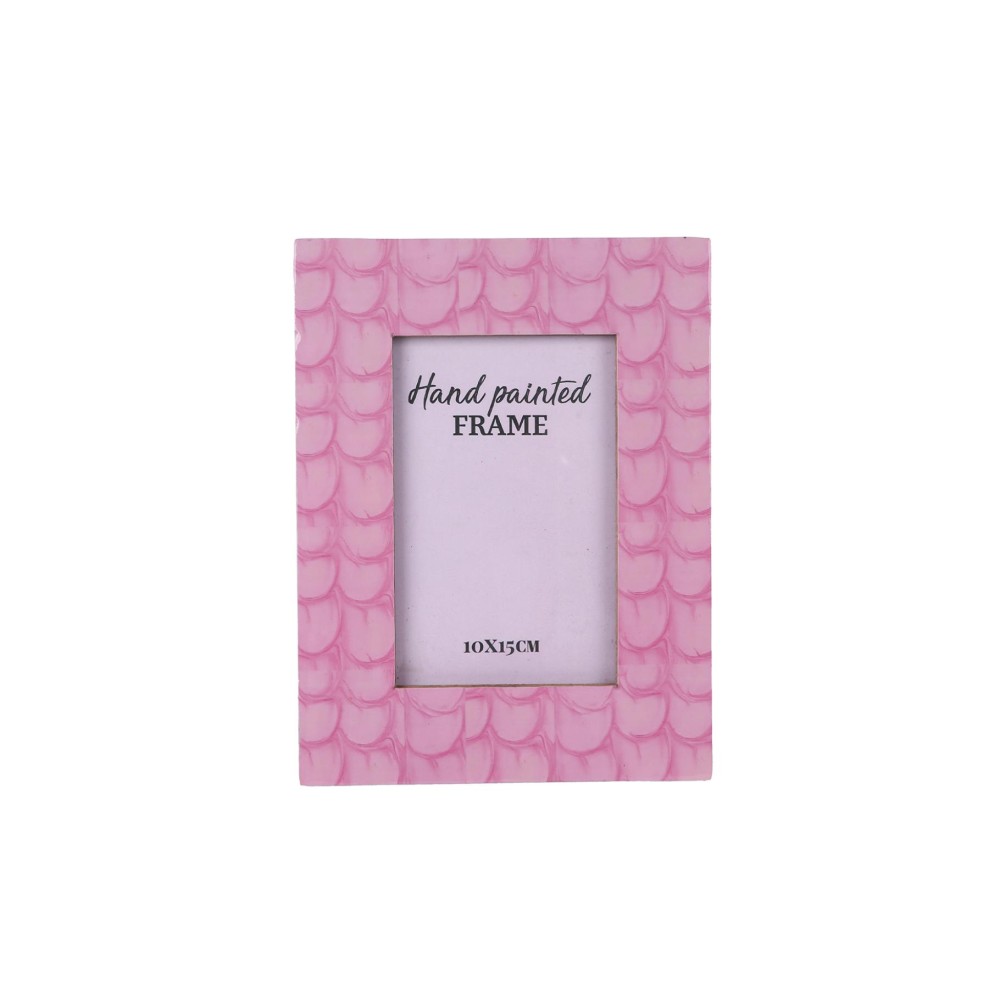 Photo frame Masie Pink (10x15)) 16x21,5x1cm wood/emaille
