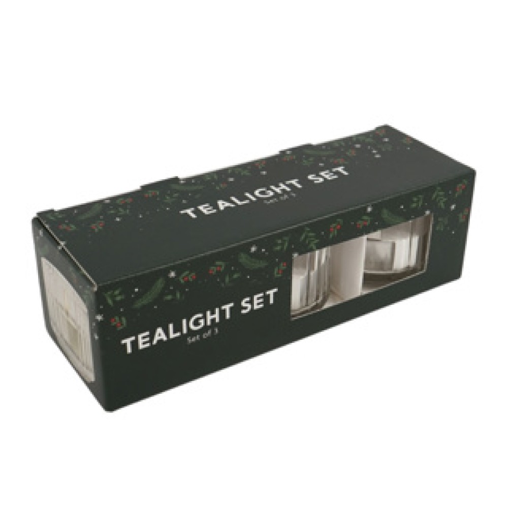 Tea-light holder 6 cm set of 3