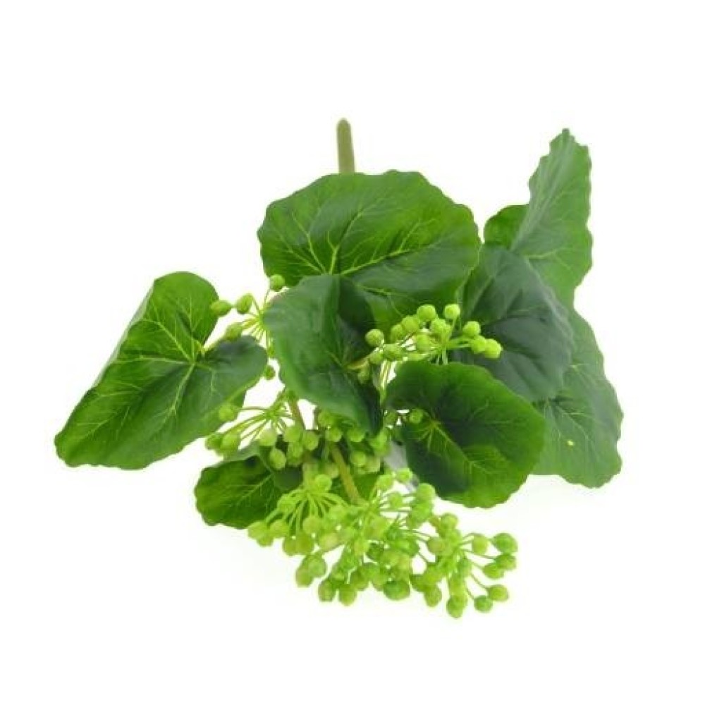 Art berries branch 30 cm green