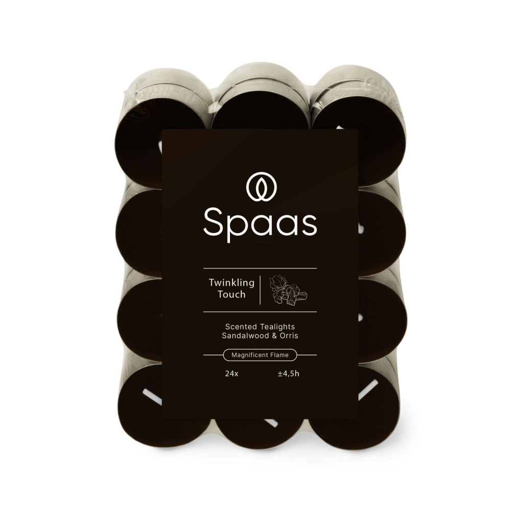 Spaas Geurtheelichten blokverpakking x24 4,5u - Twinkling Touch