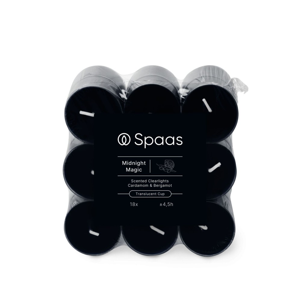 Spaas Scented clearlights block pack x18 4,5h - Midnight Magic