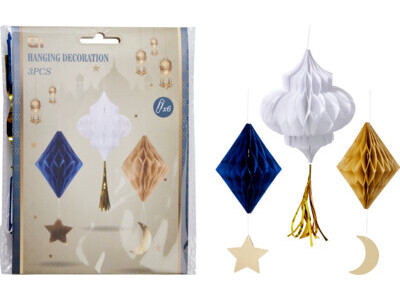 Decoratieve paper ball set/3