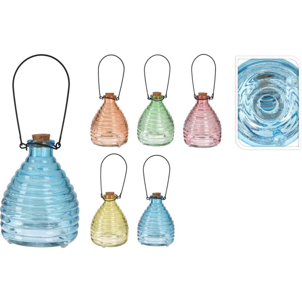 Wespencatcher glass 9x13cm 5 assortment (range of random versions))