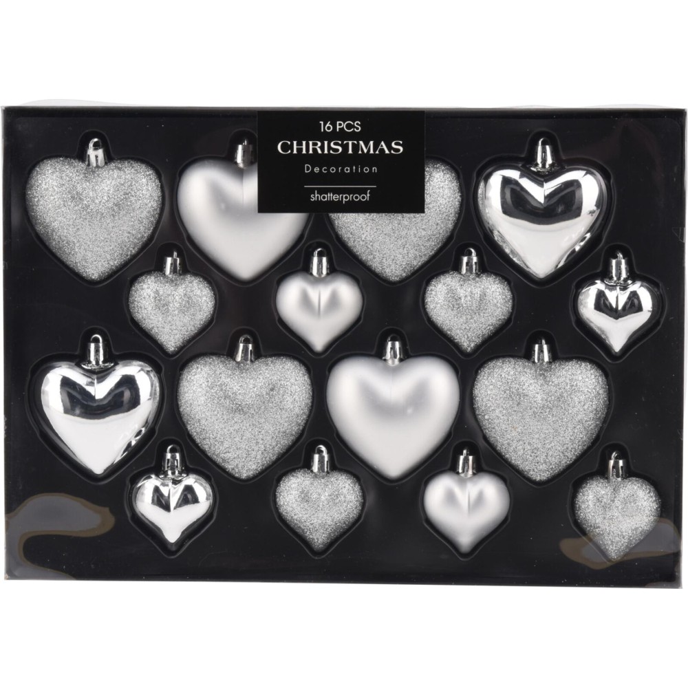 Christmas Ball Heart 8X65/8X45Mm Sail