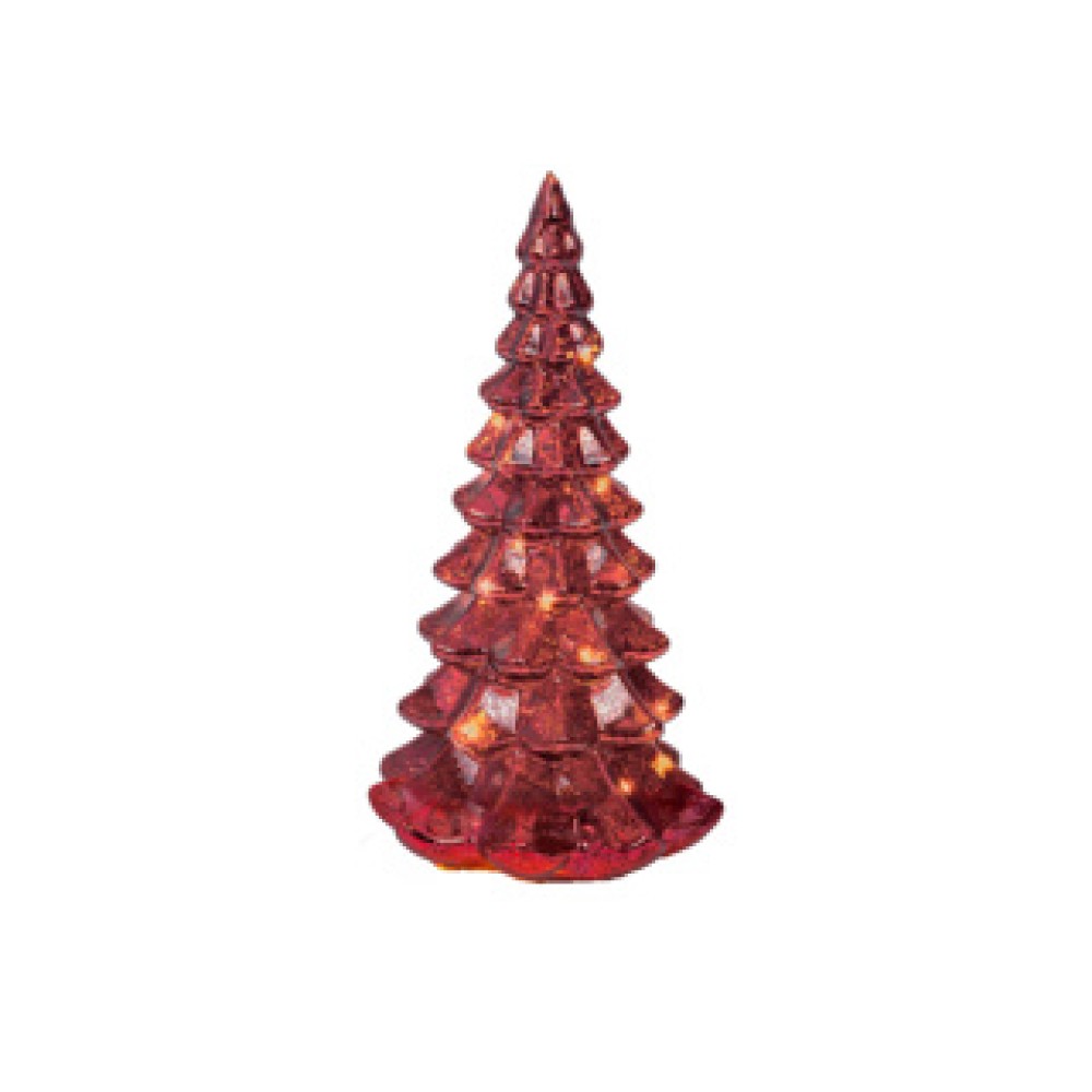 Micro LED tree glass steady binnendia10cm x H.21cm