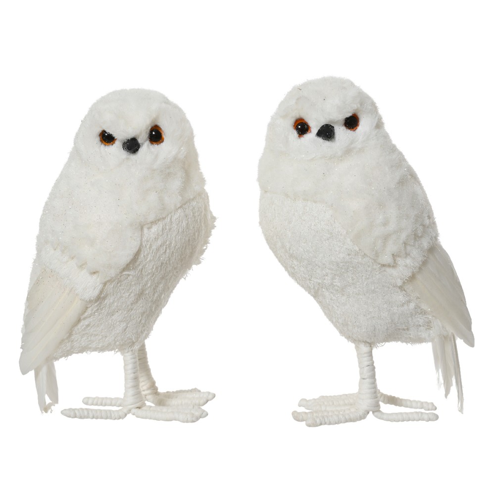 Owl polyester 2assL.14cm x W.13cm x H.25cm
