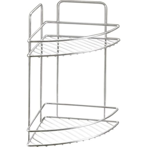 Badkamer rek hoekplank vacuum fix23x23x35 cm
