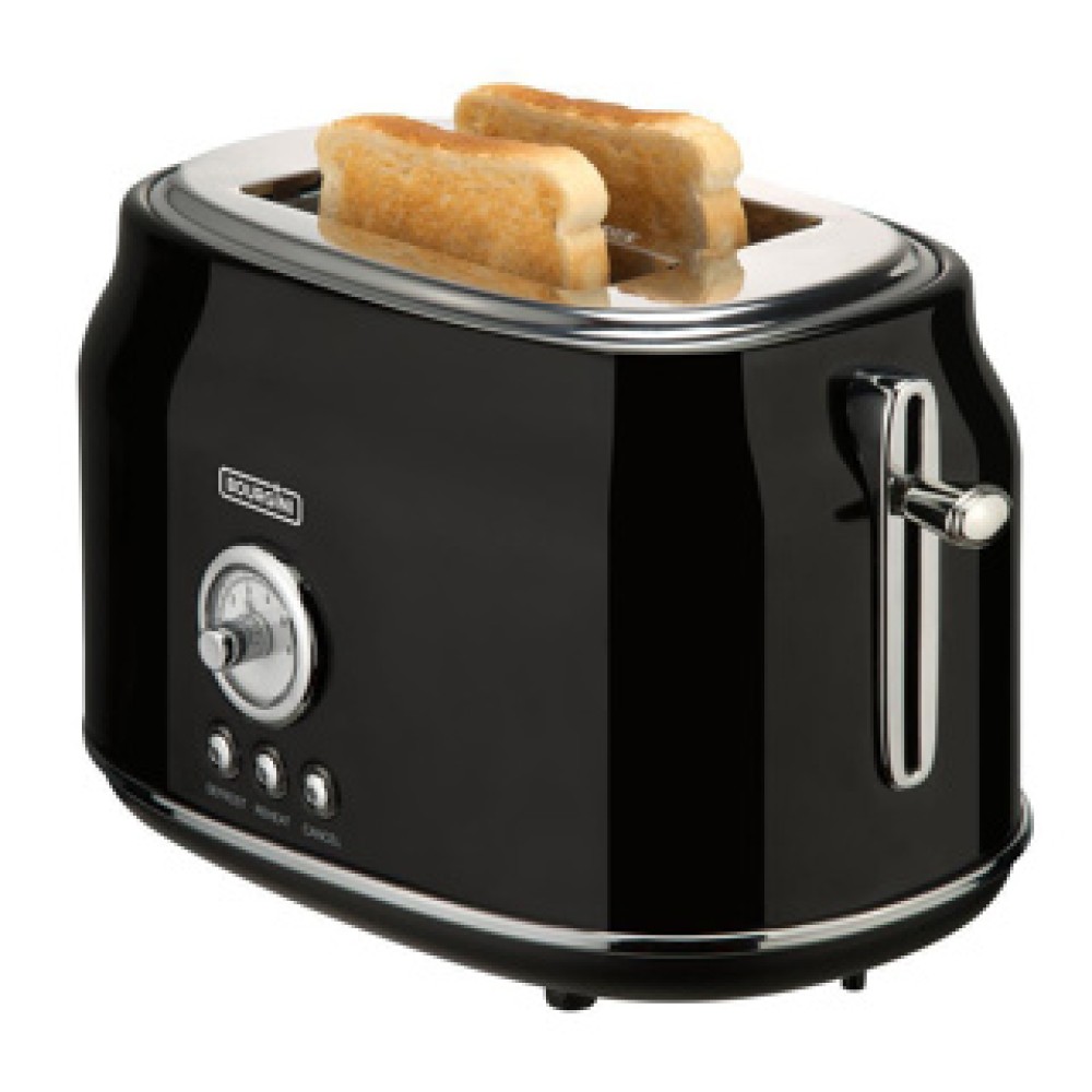 Bourgini Toaster retro toaster black