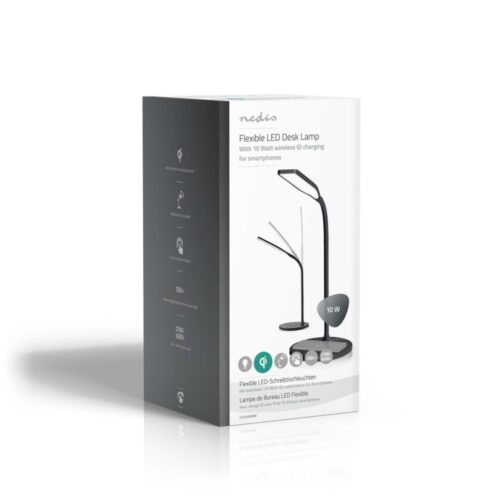 Nedis desk lamp with wireless charger