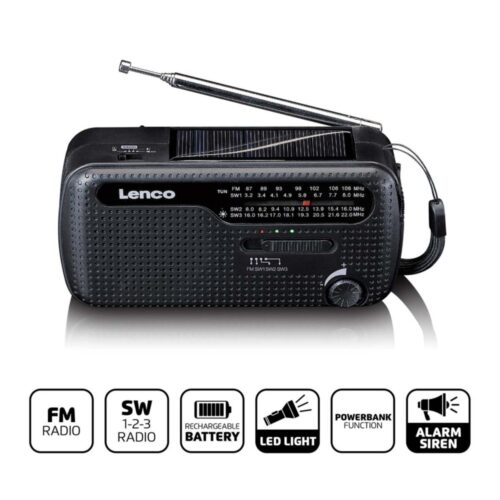 Lenco emergency radio solar