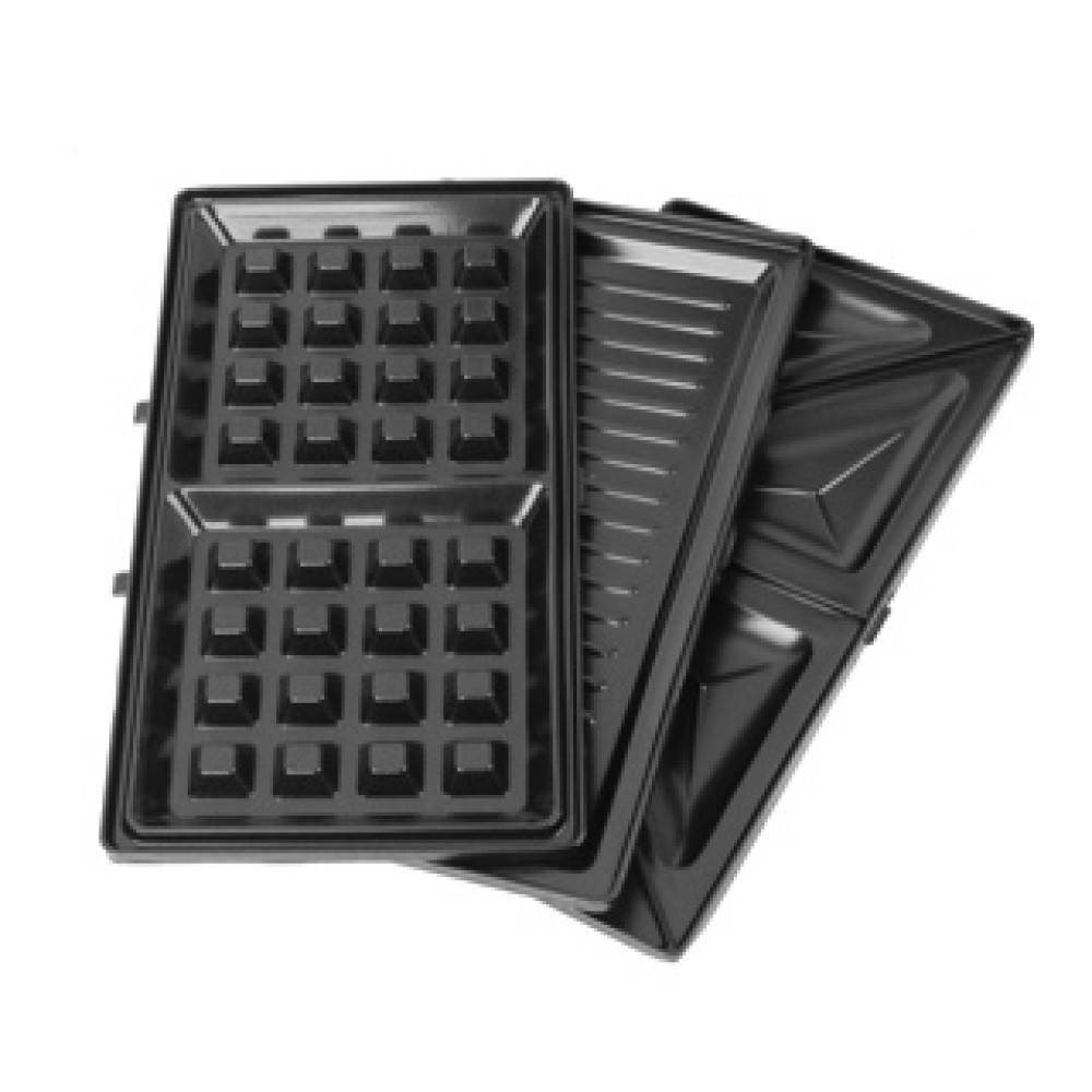 Daily home sandwich waffle iron 3 plates