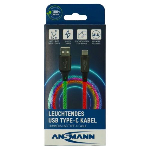 Usb cable C illuminated