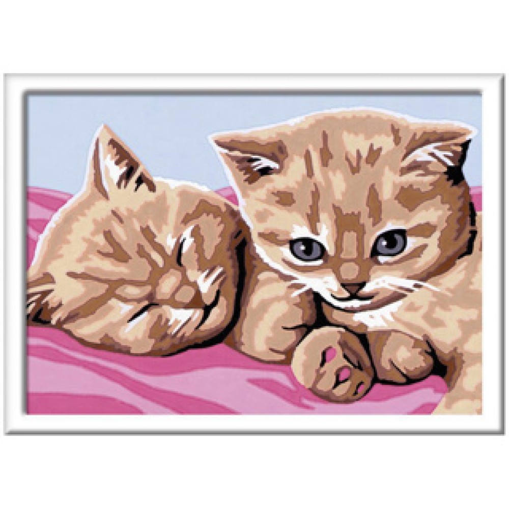 Ravensburger Painting by Number cat/rabbit/ puppy/horse assorti (range .)