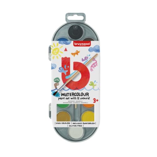 Water colours Bruynzeel 12 Colors With Brush