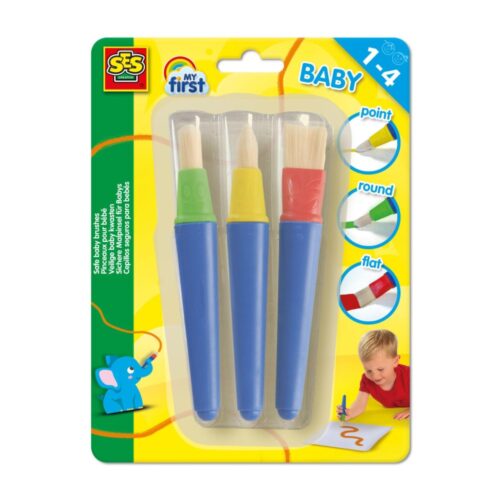 SES My First Safe Brush 3 pieces