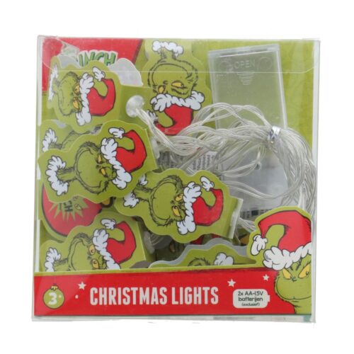 The Grinch licht slinger 12 leds, 2 meter