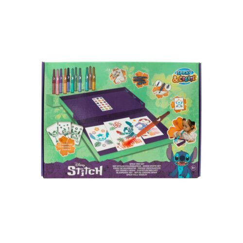 Stitch spray pen set desktop box