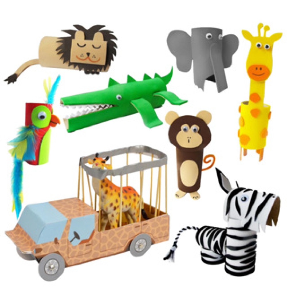 Recycle me re21ju123 safari adventures / robot costume / boho box assorti (assortiment – willekeurige uitvoering)