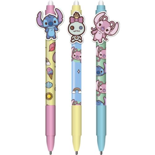 Stitch erasable gelpen with clip 6 assorti (range of random version))