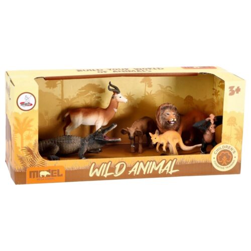 Wilde dieren set 6 delig