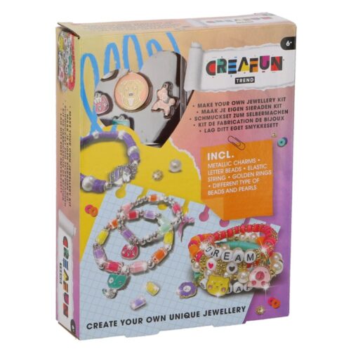 Creafun Trend maak je eigen sieraden kit 2 assorti (assortiment – willekeurige uitvoering)
