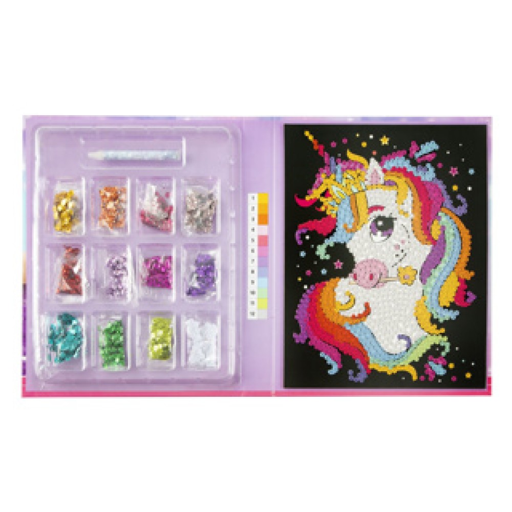 Sequin Art 20 x 25 cm 12 colors 2 assorti (range of random version)