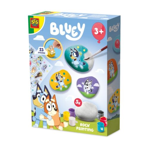 Ses Stone Painting Bluey