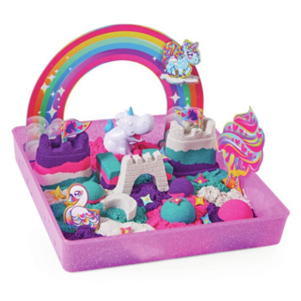 Kinetic Sand Unicorn Kingdom Playset