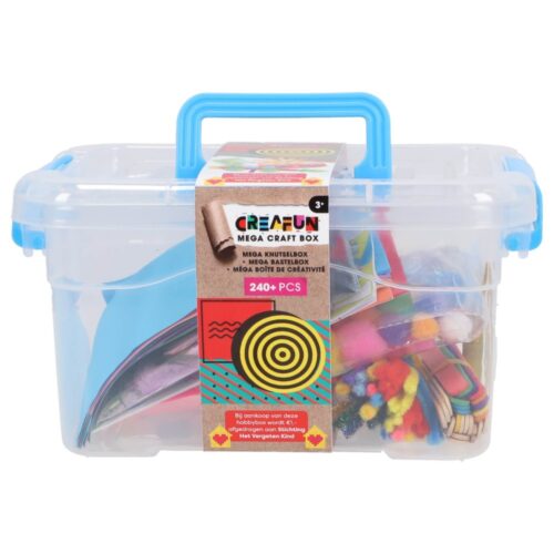 Creafun mega craft box complete 240 delicious 24x18x12 cm
