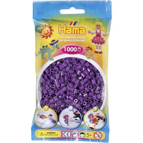 Hama Strijkkralen 1000 Stuks Paars