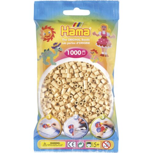 Hama Strijkkralen 1000 Stuks Beige