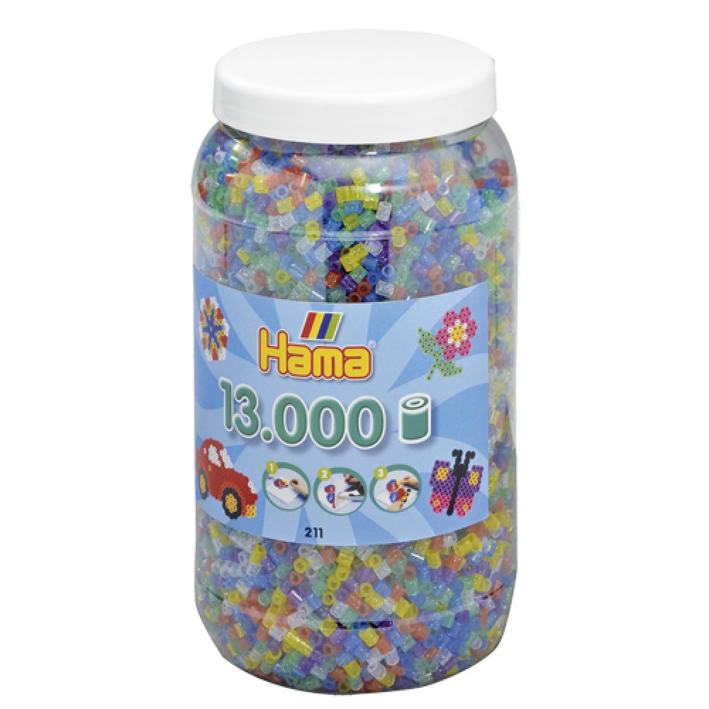 Hama Strijkkralen Ton Met 13000 Stuks Glitter