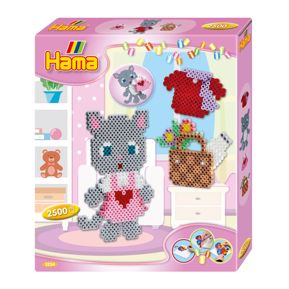 Hama String Beads Cat Dress Gift Box 2500 Beads