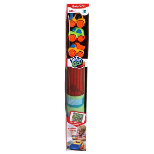 Kiddy Go speelmat met 3 auto's pre school