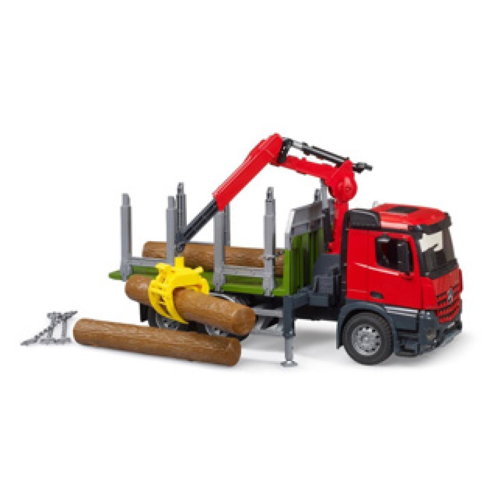 Bruder Car Truck MB Arocs With Trees