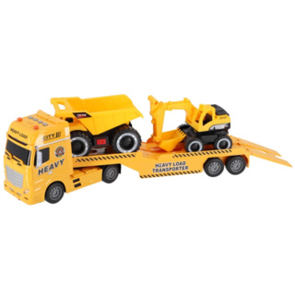 Rapid Wheels Autotransporter construction vehicles with light and sound and friction