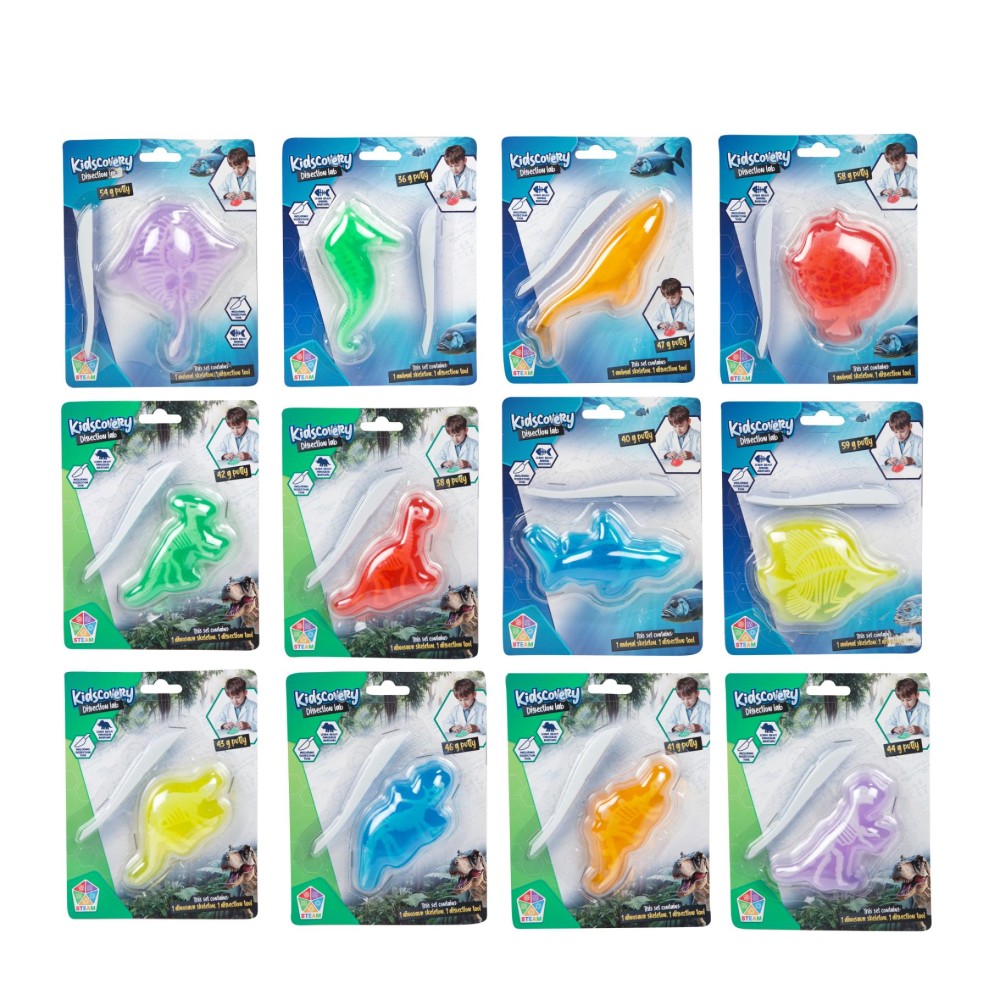 KIDSCOVERY Mini slijm uitgraafset -mt tool 12ass (assortiment – willekeurige uitvoering)