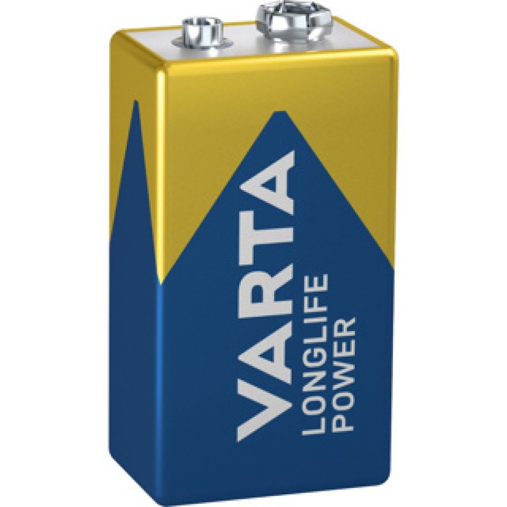 Batterij 9V Varta Alkaline Longlife Power