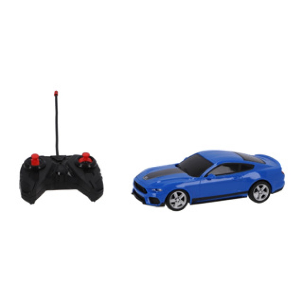 Radio-controlled car ford 1:24 Mustang mach 1 blue