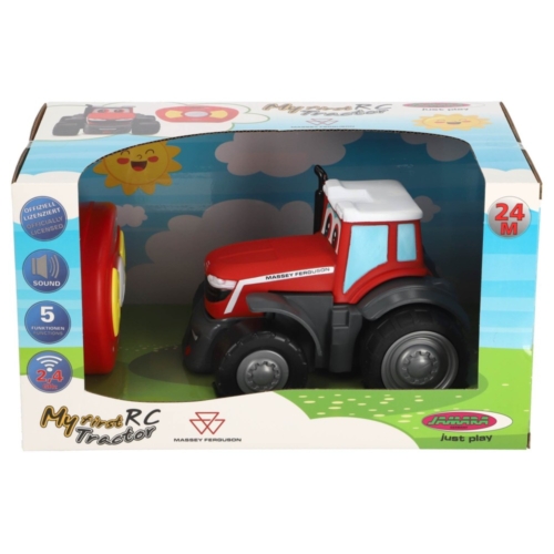 My first radiografisch bestuurbare auto Tractor  Massey Ferguson met geluid 2,4GHz