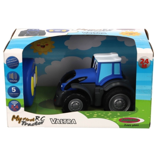 My first radiografisch bestuurbare auto Tractor  Valtra met geluid 2,4GHz
