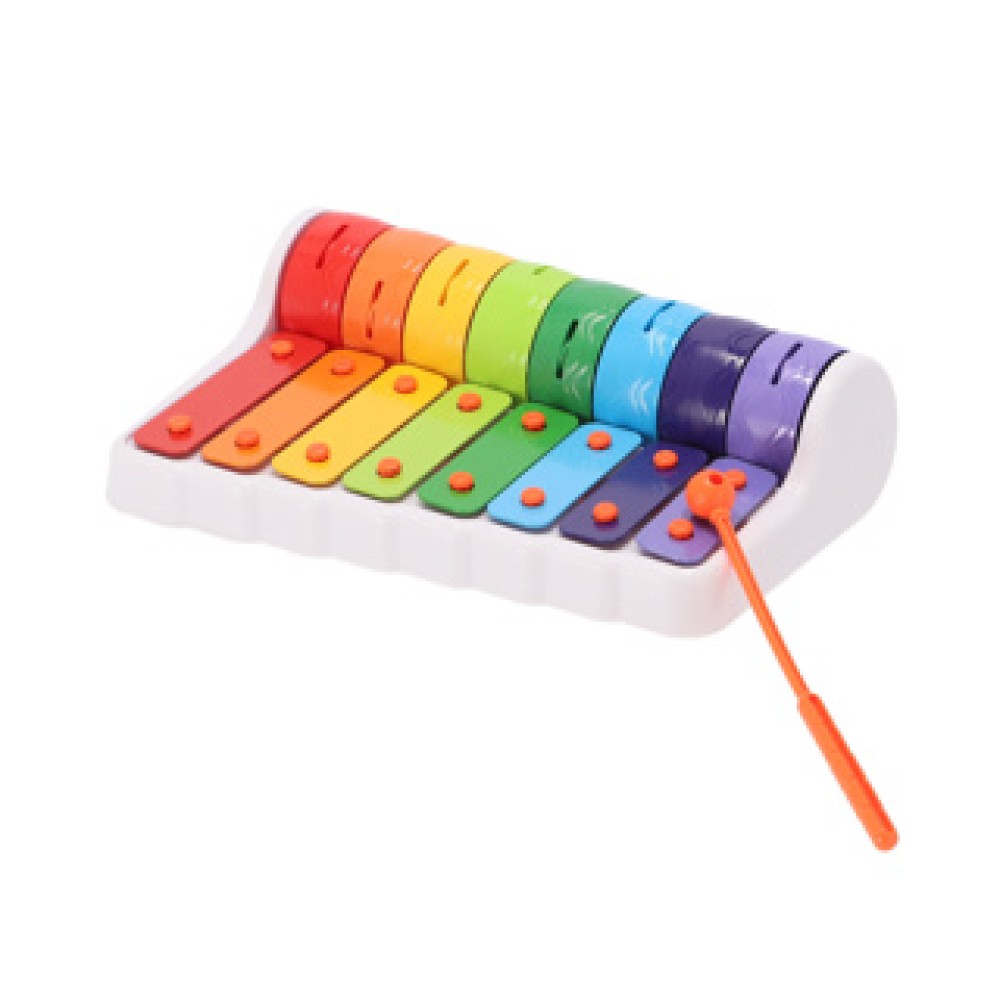 Jipy discover xylophone with rollers colored