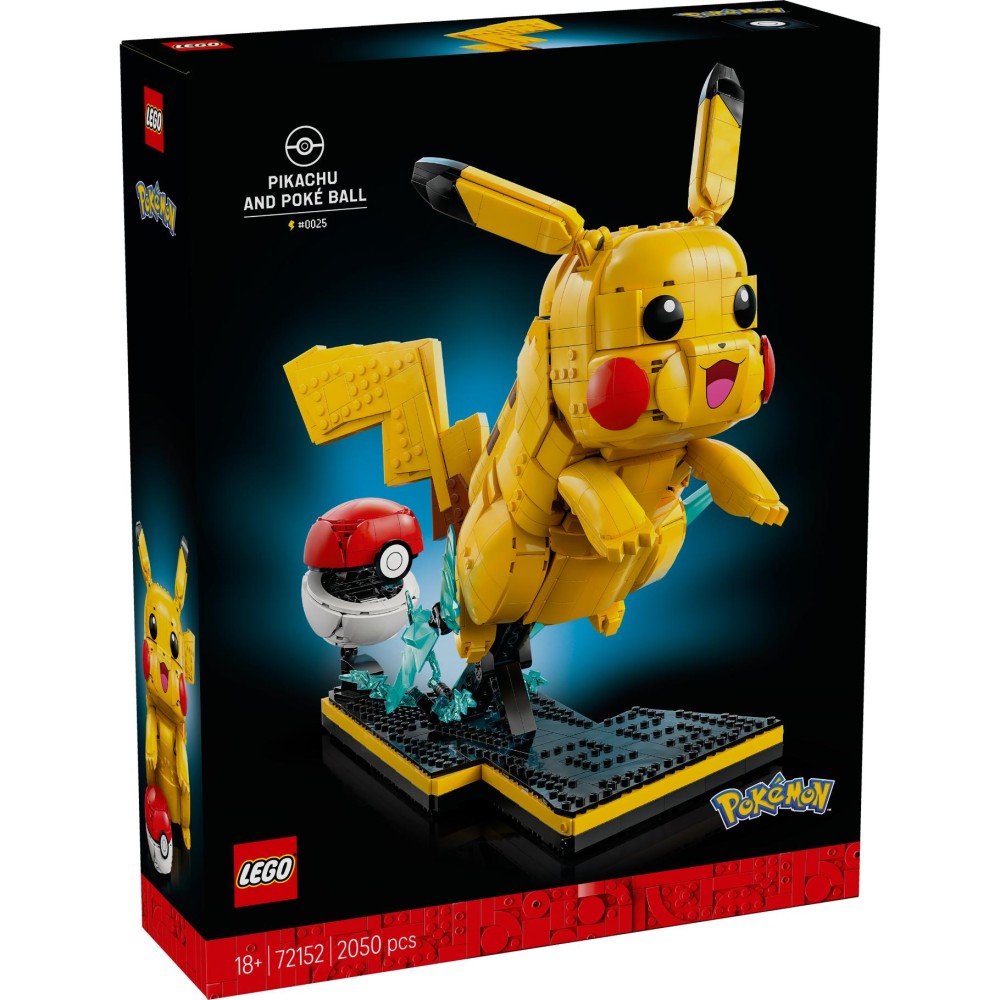 LEGO 72152 Pokémon Pikachu and Pokéball