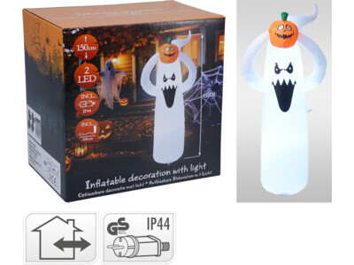 Spook opblaasbaar met led 150c