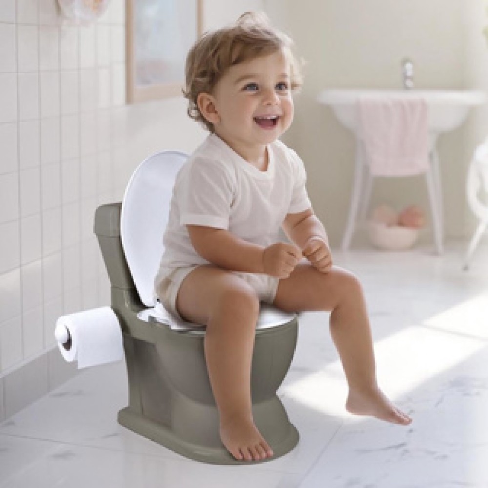 Toilet educatief XL grijs