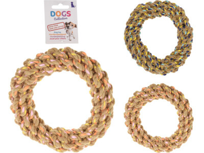 Dog rope 20x20xcm haemp/katoe