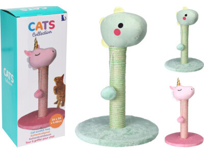Kattenkrabpaal met bal 2ass