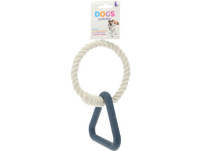 Dog toy with rope