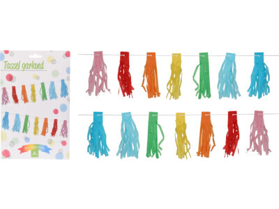 Tassel slinger 20 sts multi kl