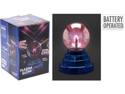 Plasma ball light h14xd9cm b/o
